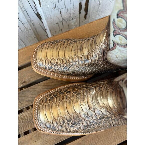 Corral B5507 Women’s Python Cowgirl Boots 8.5 | Exotic Square Toe Western NEW🤠 - Picture 7 of 15